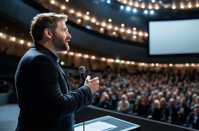 Amphithéâtres calibrés pour conférences en direct